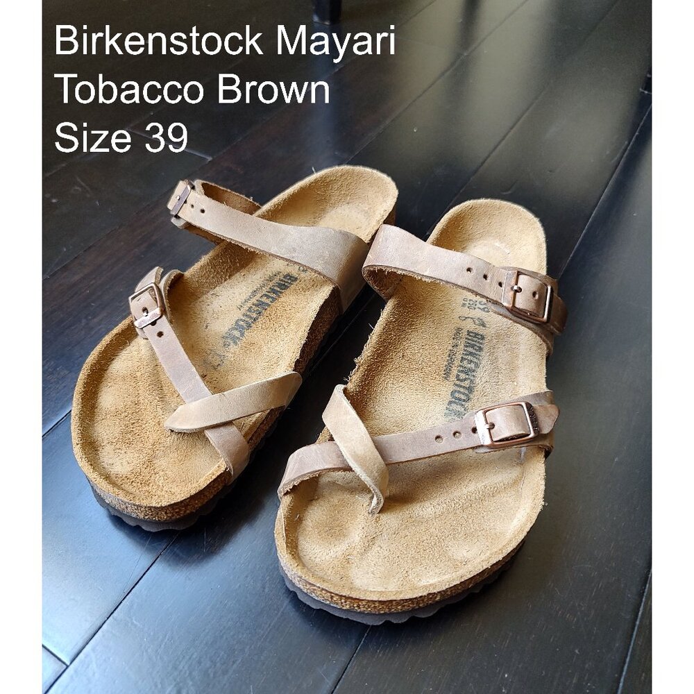 Birkenstock Mayari Sandals (Tobacco Brown - Size 39 / 8-8.5 US)